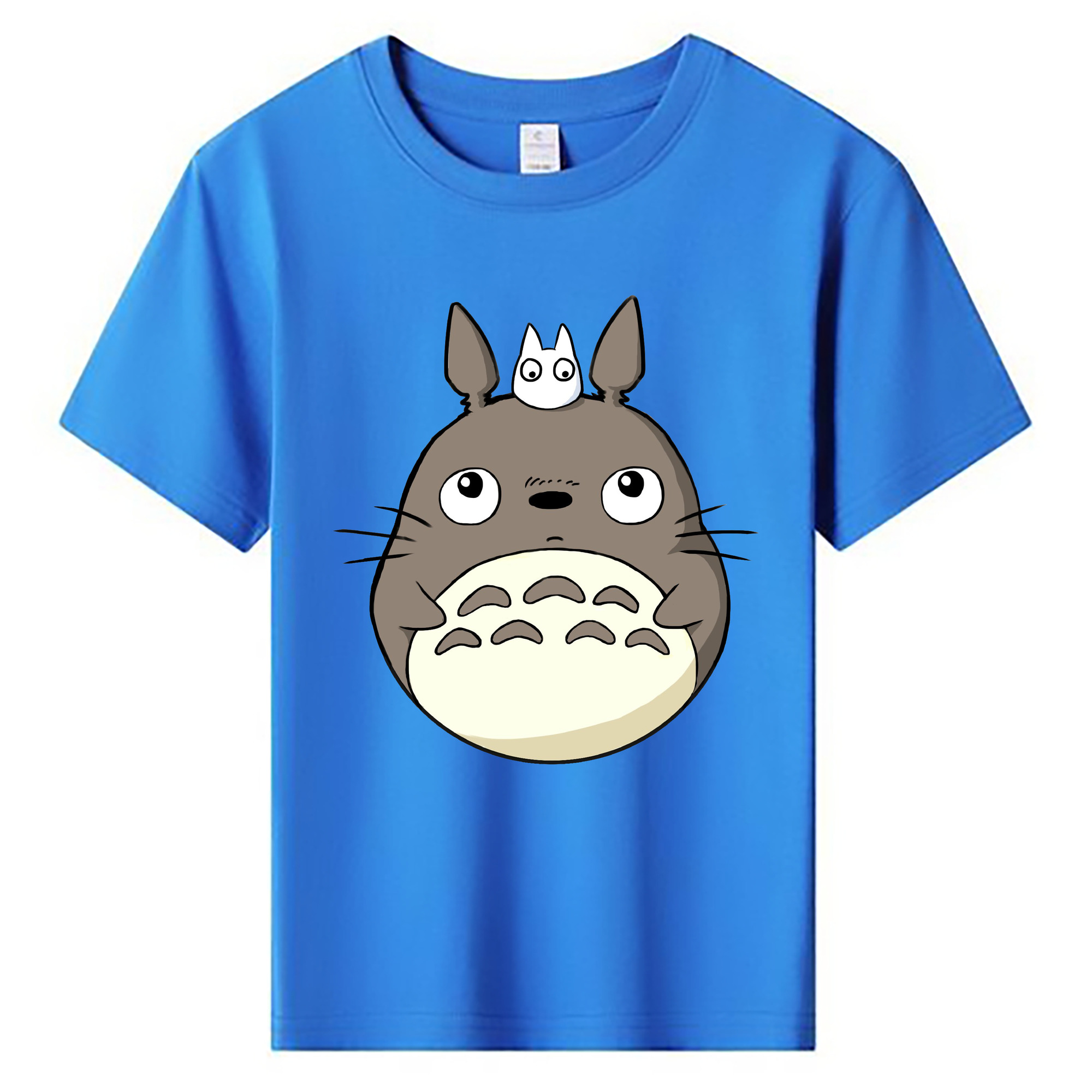 （画像用） となりのトトロ 草壁メイ 草壁サツキ My Neighbor Totoro Satsuki Kusakabe Mei Kusakabe 綿100％キッズTシャツ（フロントプリント）